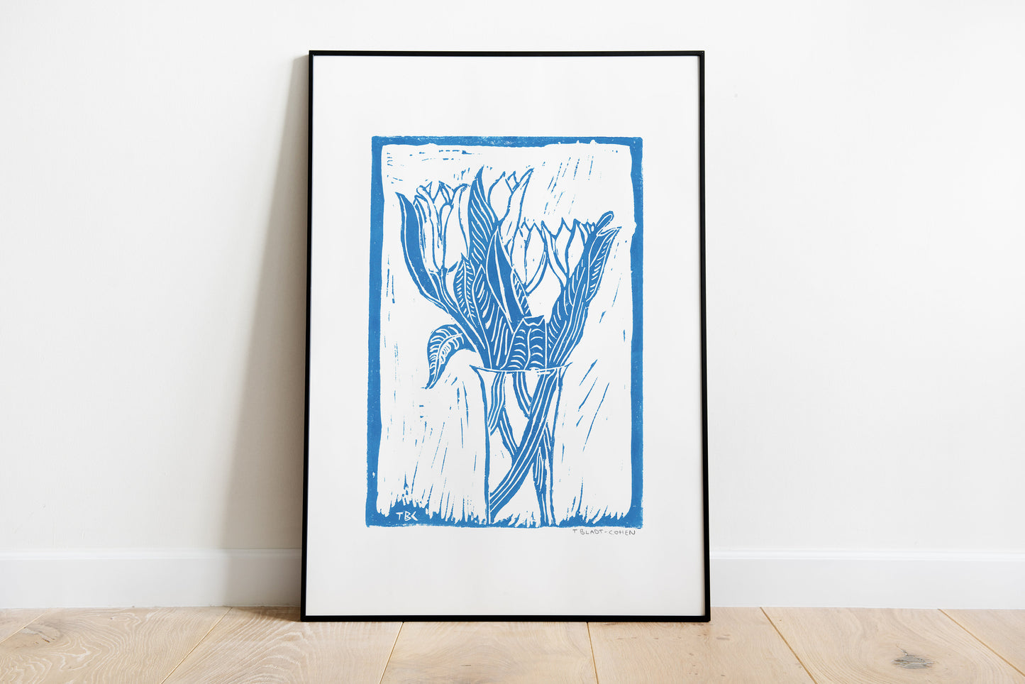 Dutch Tulips | Green | Blue