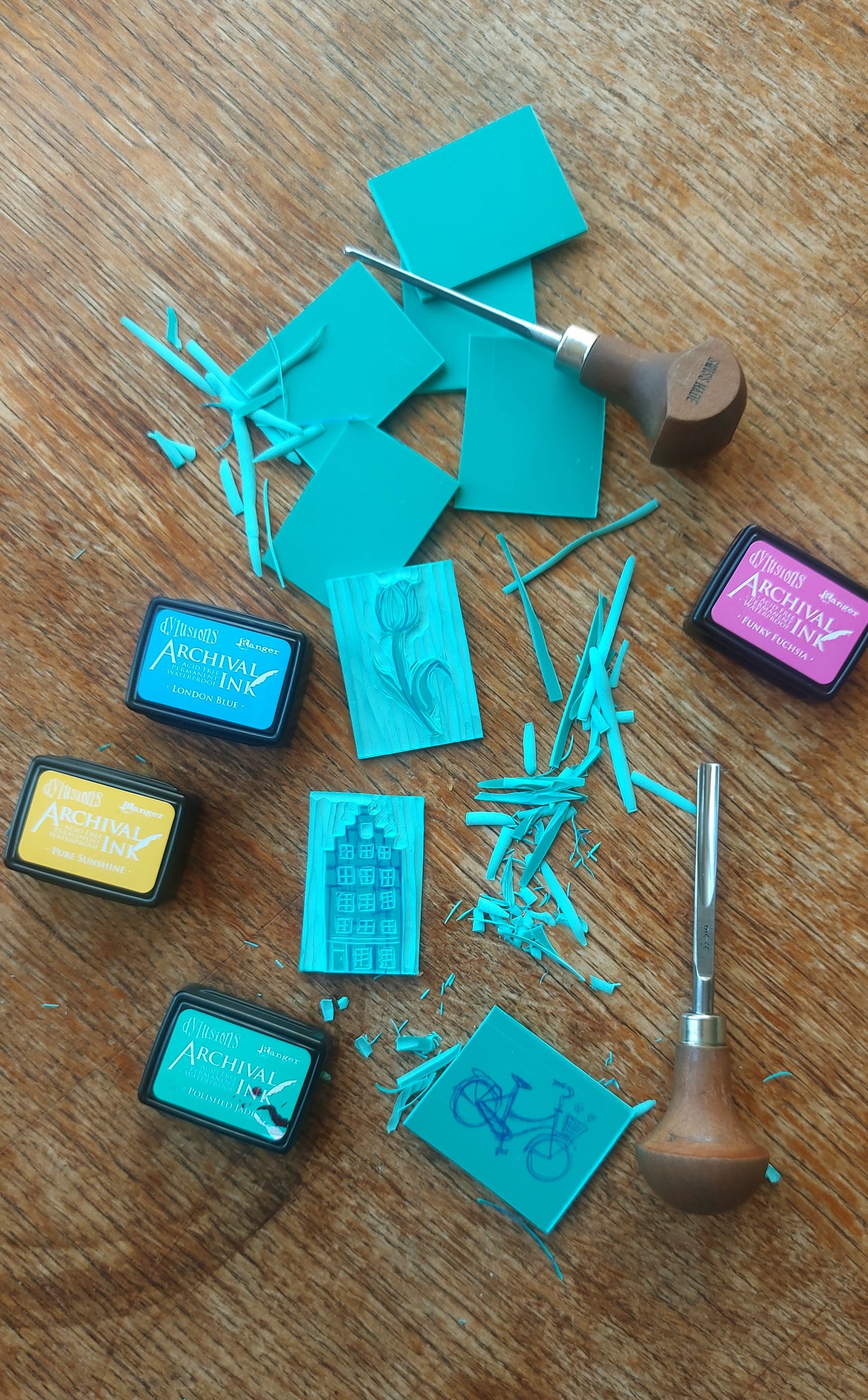 Mini Amsterdam Lino Workshop | The Gift Lab