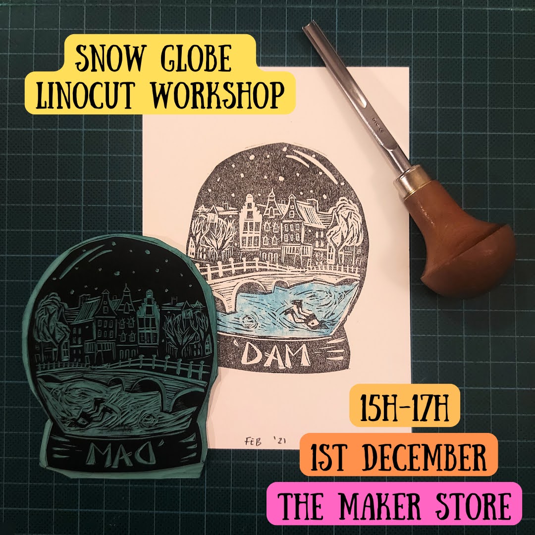 TBC X Maker Market | Snow Globe Lino Printing Workshop