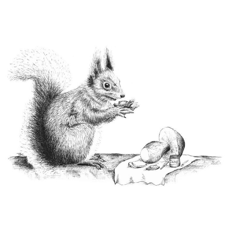 Eekhoorntjesbrood | Squirrel Print