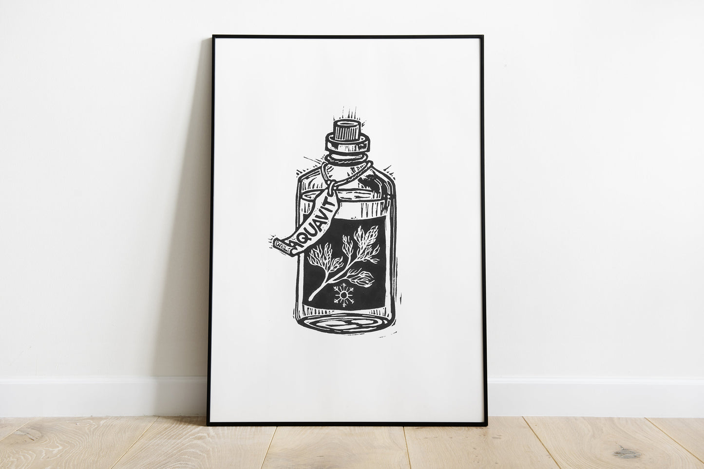 Aquavit Bottle Print